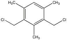 2,4-双(氯甲基)-1,3,5-三甲苯结构式