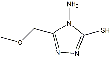 4-Amino-3-mercapto-5(methoxymethyl)-4H-1,2,4-triazole