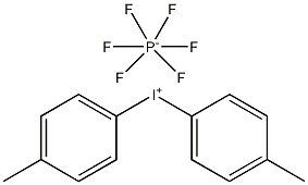 双(4-甲基苯)碘六氟丙烷结构式