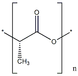 聚乙醇酸(聚乙交酯)结构式