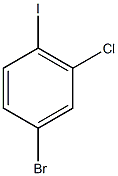 4-溴-2-氯-1-碘苯结构式