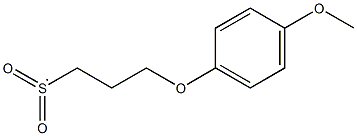 3(4-甲氧基苯氧基-1-丙磺酰氯结构式