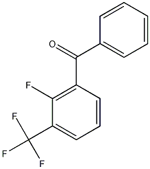 2-氟-3-(三氟甲基)苯并苯酮,结构式