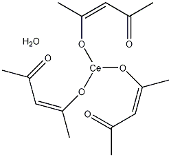 水合乙酰丙酮化铈结构式