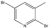 2,5-二溴-3-甲基吡啶结构式