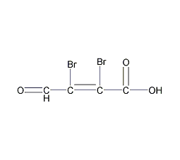 2,3-二溴-4-氧-2-丁烯酸结构式