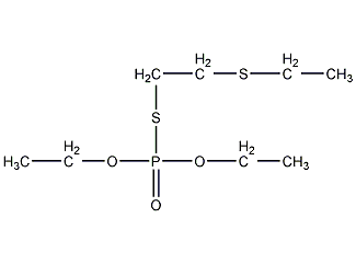 内吸磷 S结构式