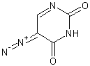 5-重氮尿嘧啶结构式