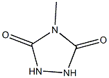 4-甲基-1,2,4-三吖戊啶-3,5-二酮结构式