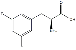 3,5-二氟-L-苯基丙氨酸结构式
