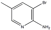 2-氨基-3-溴-5-甲基吡啶结构式