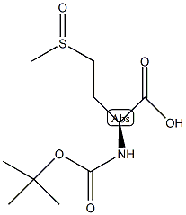 丁氧羰基-甲硫氨酸(O)-OH结构式