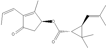 丙烯菊酯结构式