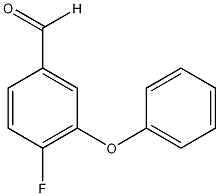 3-苯氧基-4-氟苯甲醛结构式