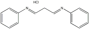 盐酸-N-(3-苯氨基-2-丙烯亚基)苯胺结构式