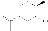 (-)-二氢香芹醇结构式