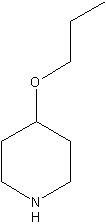 4-n-丙氧基哌啶结构式