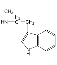 N-ω-甲基色胺结构式