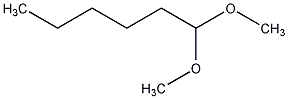 己醛二甲基乙缩醛结构式