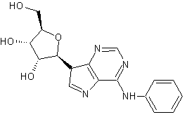 N6-苯腺嘌呤核苷结构式