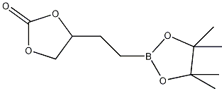 2-(1,3-二氧戊环-2-酮-4-基)-1-乙基硼酸频哪醇酯结构式