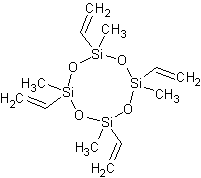 1,3,5,7-四乙烯基-1,3,5,7-四甲苯环四硅氧烷结构式