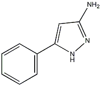 5-氨基-3-苯基吡唑结构式