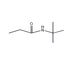N-(叔丁基)丙酰胺结构式