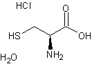 L-半胱氨酸盐酸盐一水结构式