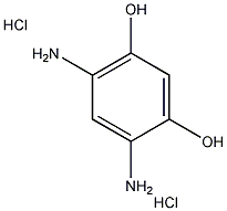 4,6-二氨基间苯二酚盐酸盐结构式