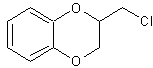 2-氯甲基-1,4-苯并二噁烷结构式