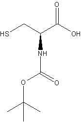 BOC-L-半胱氨酸结构式
