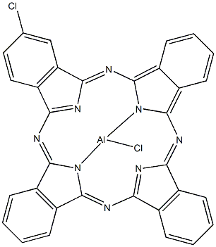 氯铝氯酞菁结构式