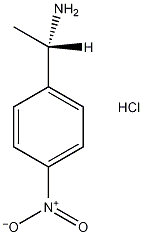 (S)-(+)-α-甲基-4-硝基苄胺盐酸盐结构式