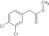 3,4-二氯苯乙酸甲酯结构式
