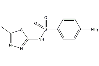 磺胺甲二唑结构式