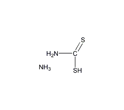 二硫代氨基甲酸铵结构式