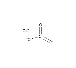 氯酸铯结构式