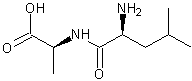 L-亮氨酸-L-丙氨酸结构式