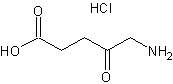 5-氨基乙酰丙酸盐酸盐结构式