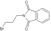 N-(3-溴丙基)邻苯二甲酰亚胺结构式