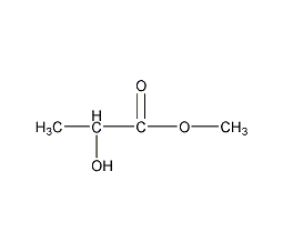 (S)-(-)-乳酸甲酯结构式
