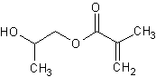 甲基丙烯酸羟丙酯结构式