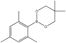 2,4,6-三甲基苯硼酸新戊二醇酯结构式