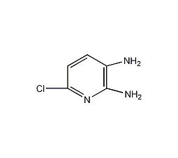 2,3-二氨基-6-氯吡啶结构式