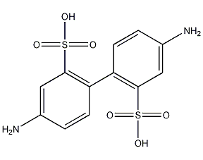 4,4'-二氨基-3.3'-联苯二磺酸结构式