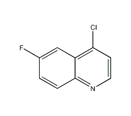 4-氯-6-氟喹啉结构式
