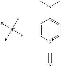 N-氰-4-二甲氨基-吡啶四氟硼酸盐结构式
