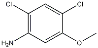 2,4-二氯-5-甲氧基苯胺结构式