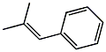 (2-甲基-1-丙烯基)苯结构式